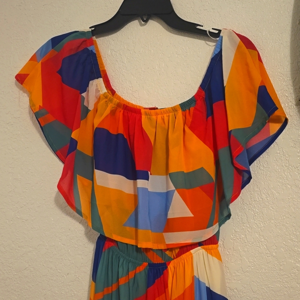 Multi color maxi dress